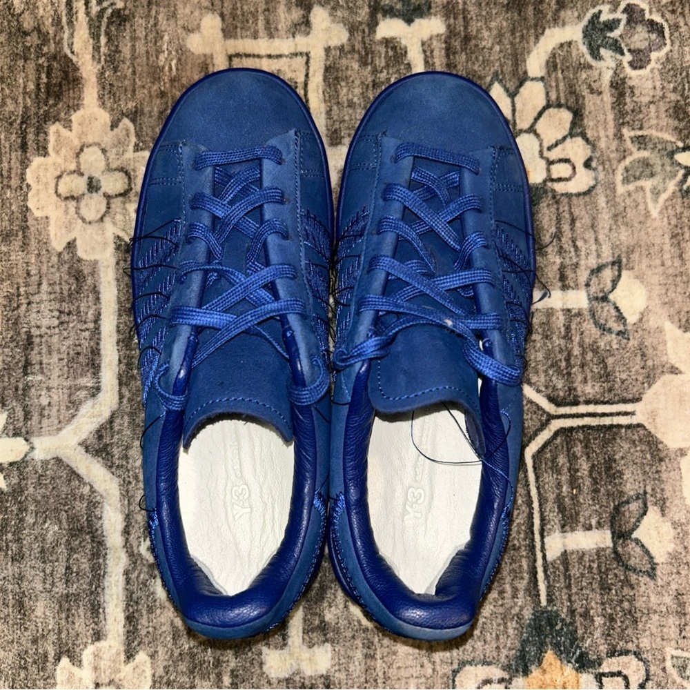 Adidas Y-3 Royal Blue Platform Sneakers - Picture 5 of 9